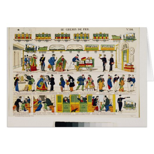 Rail Travel, c.1850 Cards (Front Horizontal)
