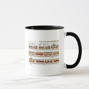 Rail Travel in 1845 Mug