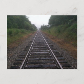 Rail traveler postcard