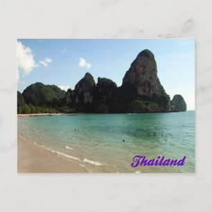 Railay Beach, Krabi, Thailand Postcard