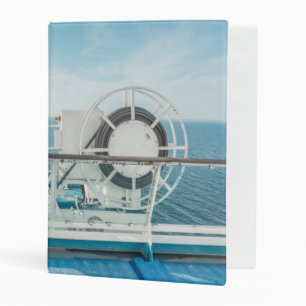 Railing Of A Cruise Ship Mini Binder