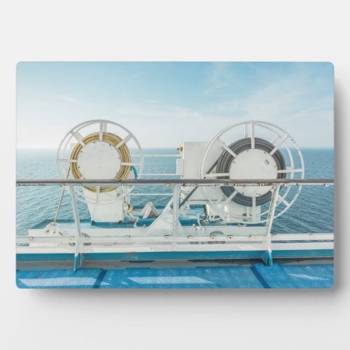 Railing Of A Cruise Ship Plaque