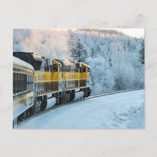 Railroad Alaska Postcard (Front)