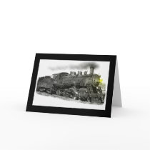 Railroad Birthday Card Railroad Birthday Card