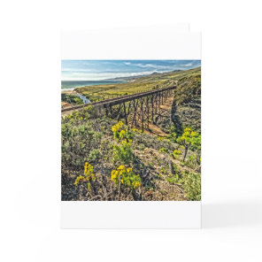 Railroad Bridge at Jalama Beach Card