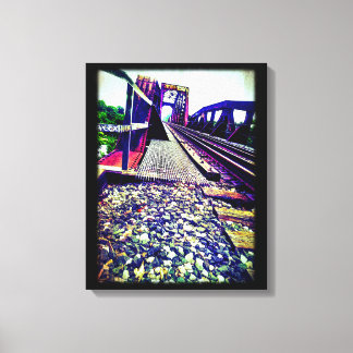 Railroad Bridge Canvas Print