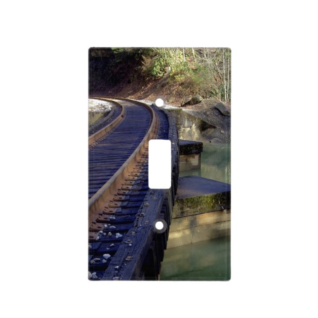 Railroad Bridge Light Switch Cover (Front)