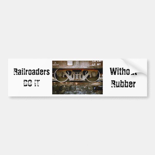 Railroad Bumper Sticker (Front)