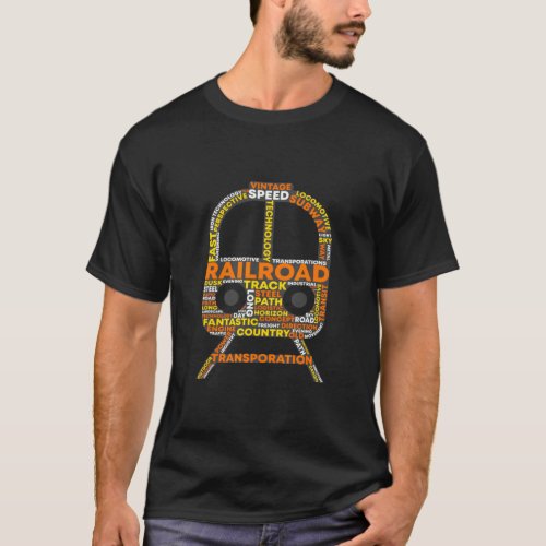 Railroad Conductor Railroads Train Enthusiast 1  T_Shirt