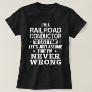 Railroad Conductor T-Shirt