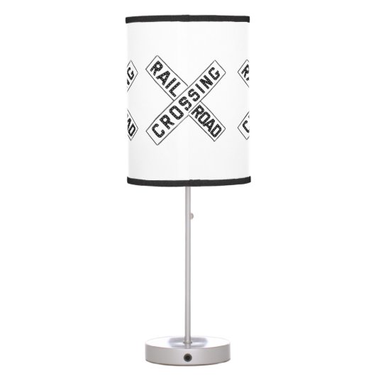 Railroad Crossbuck Lamp (Back)