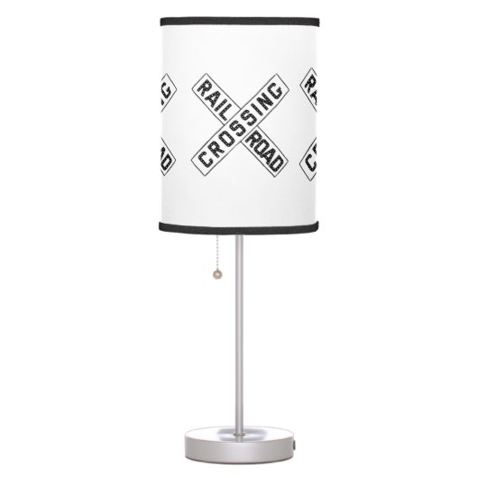 Railroad Crossbuck Lamp (Right)