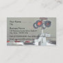 Railroad crossing arm business card