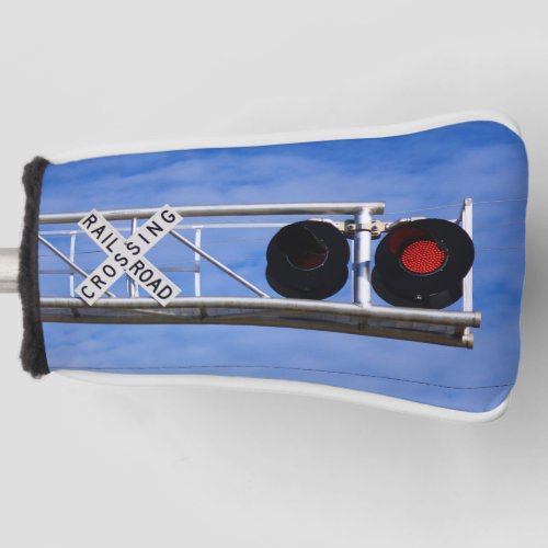Railroad Crossing Cantilever Flashers Golf Head Cover