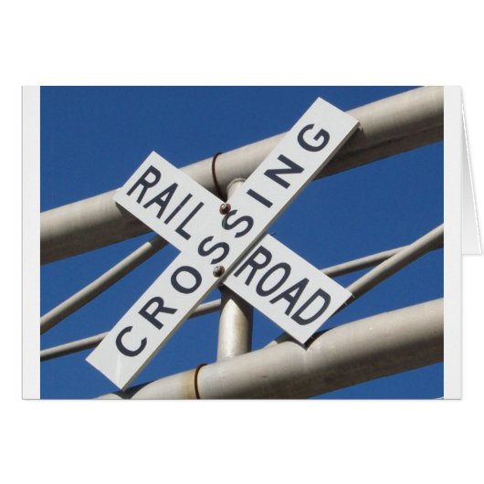 Railroad Crossing Cards (Front Horizontal)