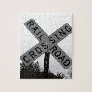 Railroad Crossing Jigsaw Puzzle