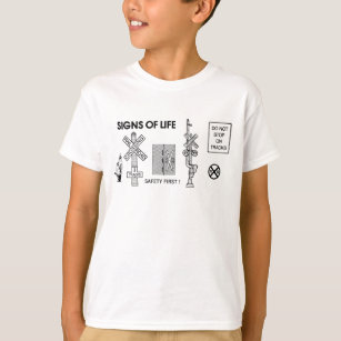 Railroad Crossing Road Sign Crossing Kids T-Shirt for Sale by