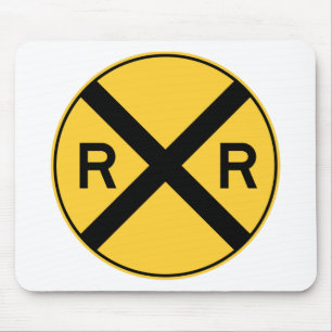 Railroad Crossing Mouse Pad