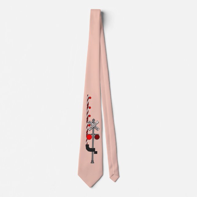 Railroad Crossing Neck Tie (Front)