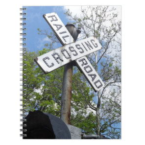 Railroad Crossing Notebook