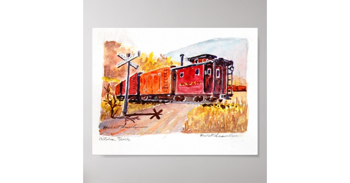 railroad-crossing poster | Zazzle