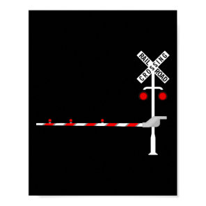 Railroad Crossing Rrier Sign Halloween Costume Diy