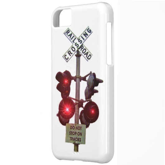 Railroad Crossing Signals Case-Mate iPhone Case (Back Left)