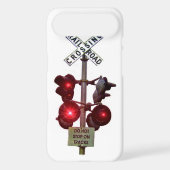 Railroad Crossing Signals Case-Mate iPhone Case (Back)