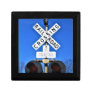 Railroad Crossing Signals With Mechanical Bell Gift Box