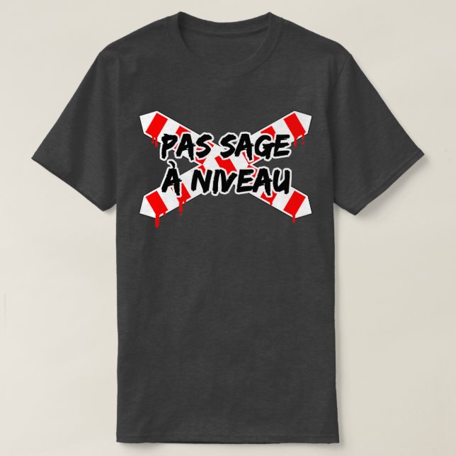 RAILROAD CROSSING T-Shirt (Design Front)