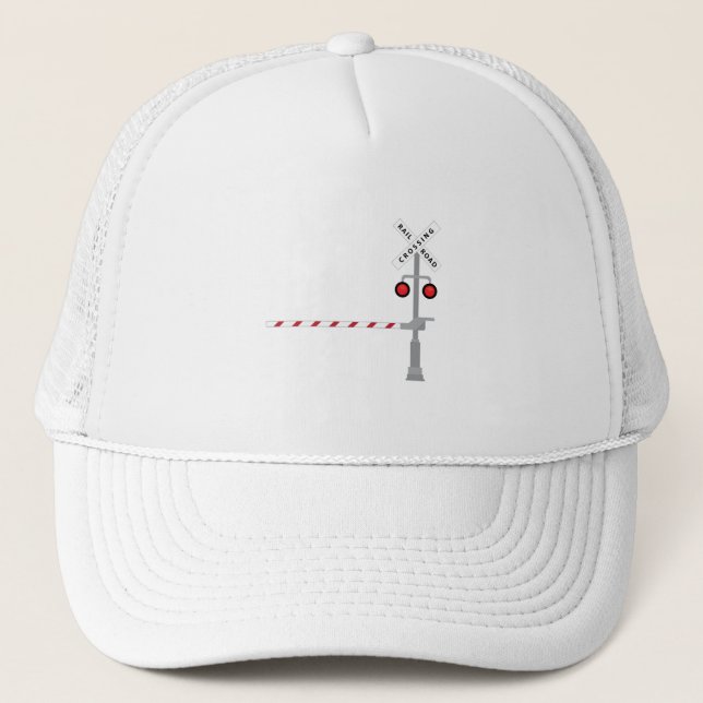 Railroad Crossing Trucker Hat (Front)