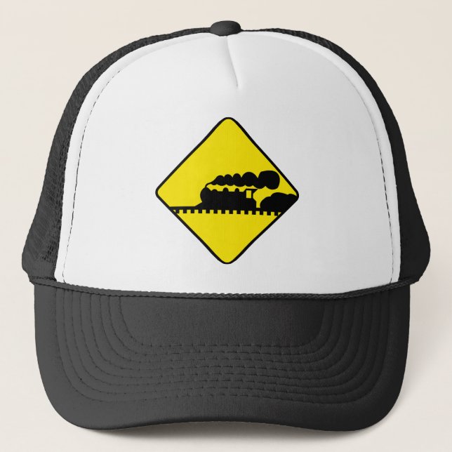 Railroad Crossing Trucker Hat (Front)