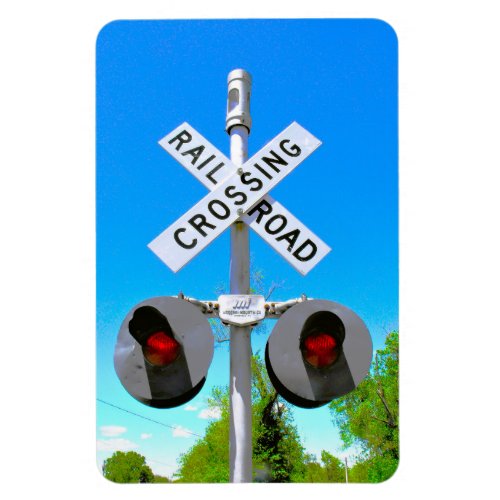 Railroad Crossing With Electronic Bell Magnet