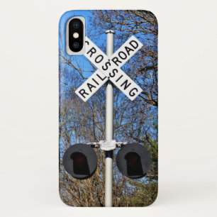 Railroad Crossing With Inverted Crossbuck iPhone X Case