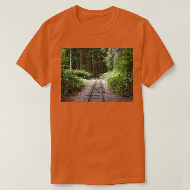 Railroad Lighter Forest T-Shirt (Design Front)