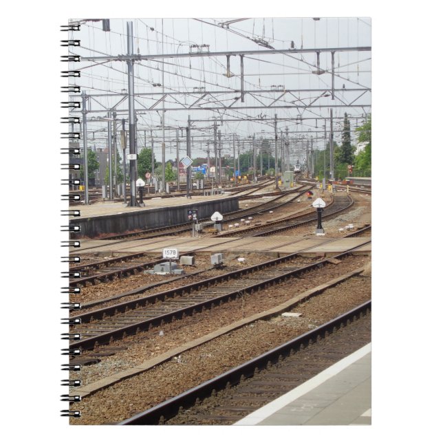 Railroad lines photo notebook (Front)