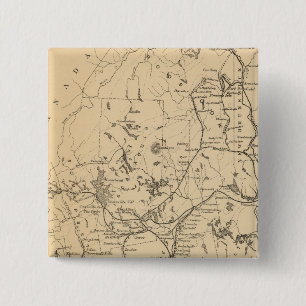 Railroad map of Maine Button