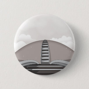Railroad Pinback Button