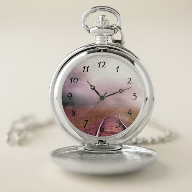 Railroad - Red Pocket Watch (Inside)