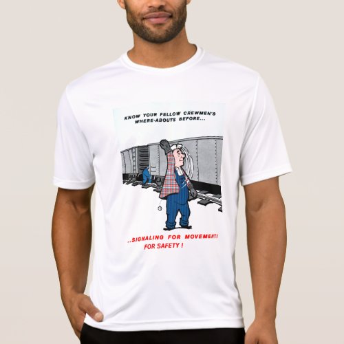 Railroad Safety Comes First Vintage T_Shirt
