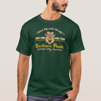 Railroad Southern Pacific Golden Pig Service 1980 T-Shirt
