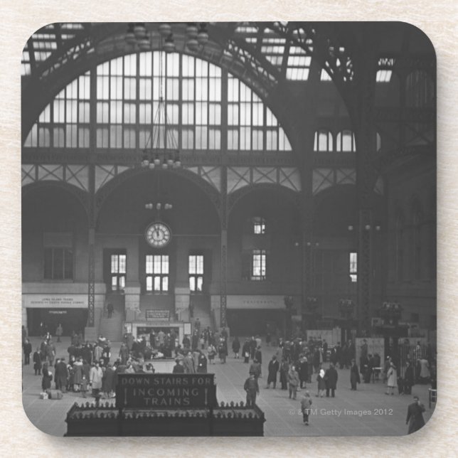 Railroad Station Beverage Coaster (Front)