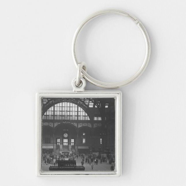 Railroad Station Keychain (Front)