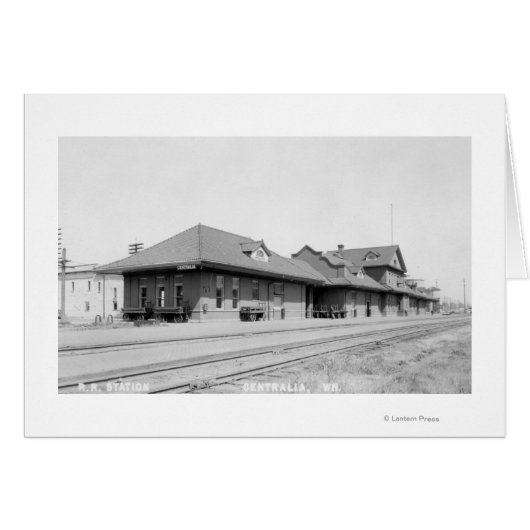 Railroad Station View Cards (Front Horizontal)