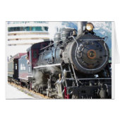 Railroad Steam Engine Card (Front Horizontal)