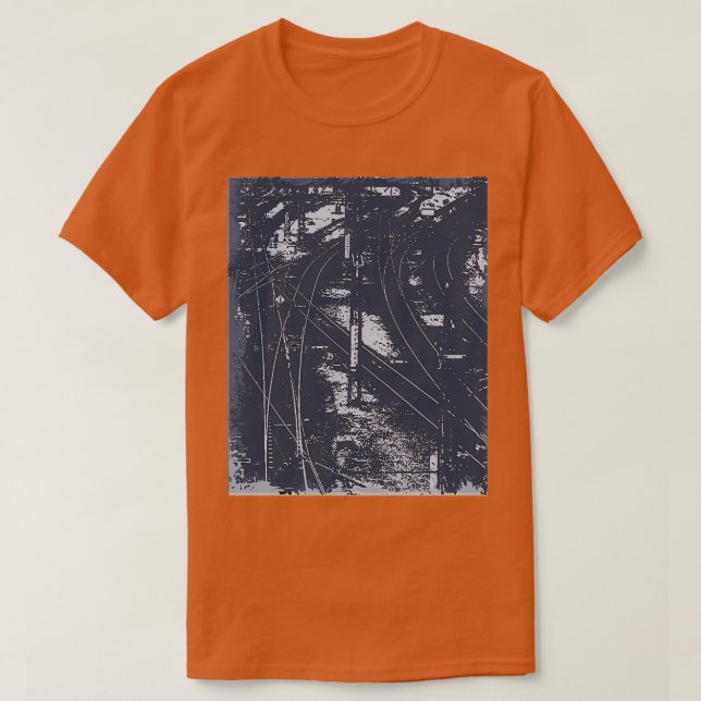 Railroad Style 1 T-Shirt (Design Front)