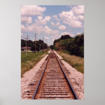 Railroad Track Poster