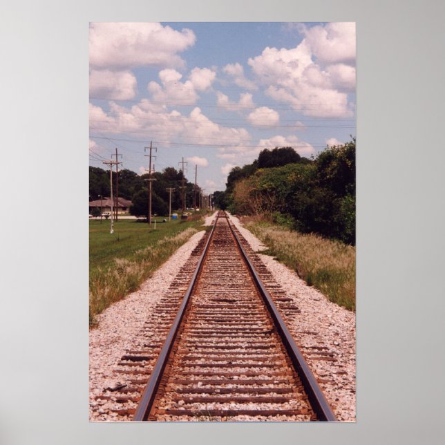 Railroad Track Poster (Front)
