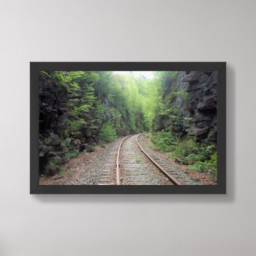 Railroad Tracks  Framed Art