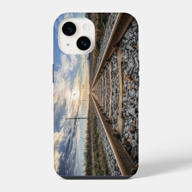 Railroad Tracks Iphone Case (Back)